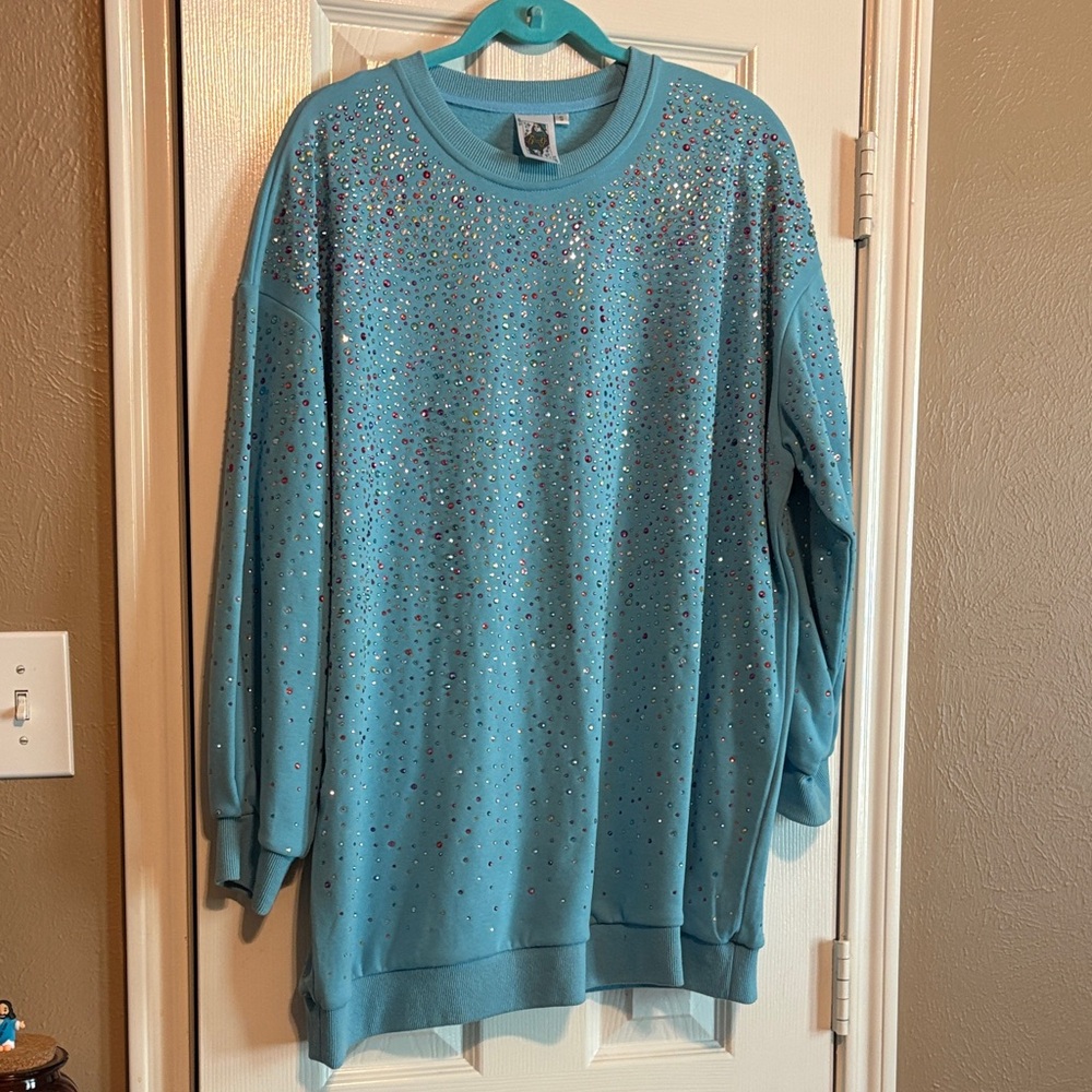 QUEEN OF SPARKLES sweatshirt dress